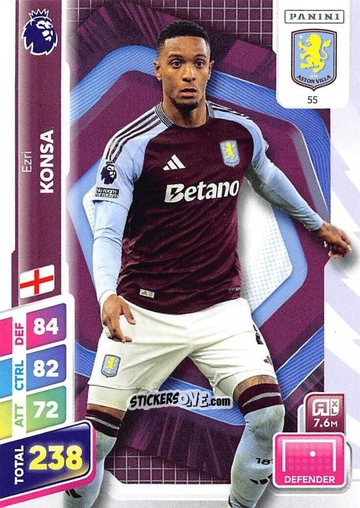 Sticker Ezri Konsa - English Premier League 2024-2025. Adrenalyn XL Plus
 n. 55 - Panini