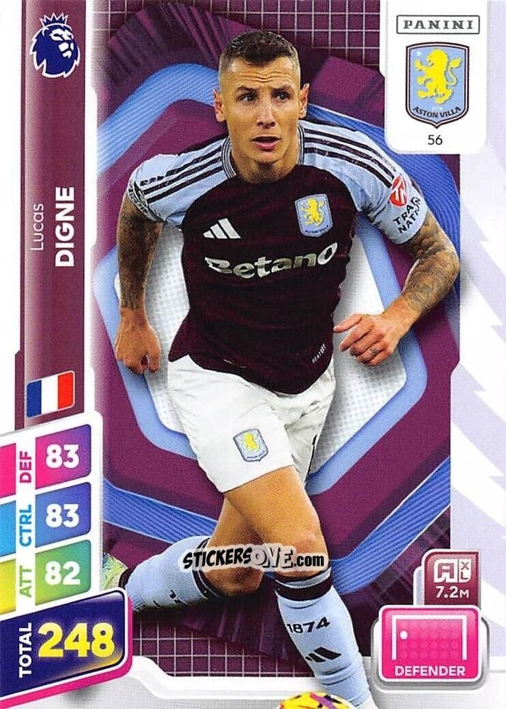 Sticker Lucas Digne - English Premier League 2024-2025. Adrenalyn XL Plus
 n. 56 - Panini