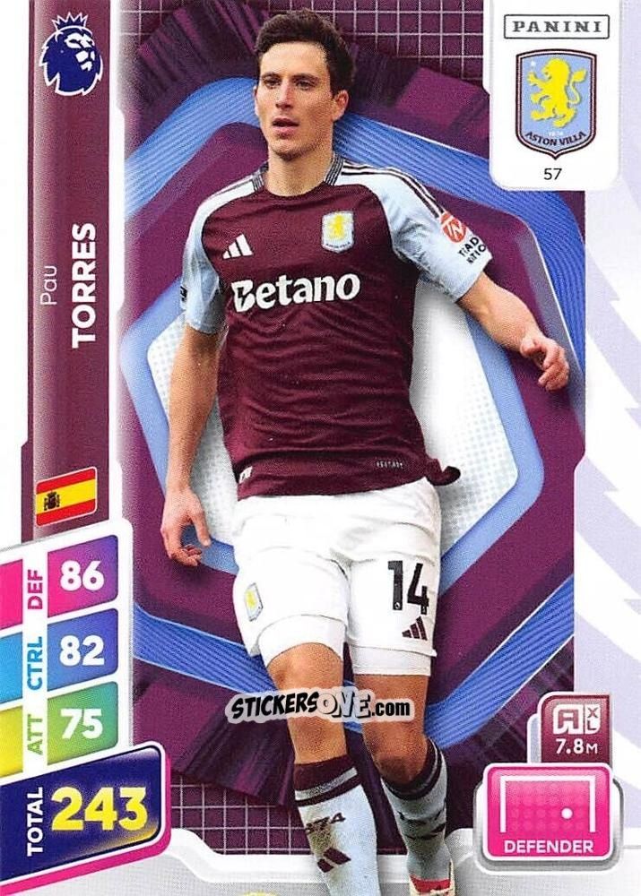 Sticker Pau Torres - English Premier League 2024-2025. Adrenalyn XL Plus
 n. 57 - Panini