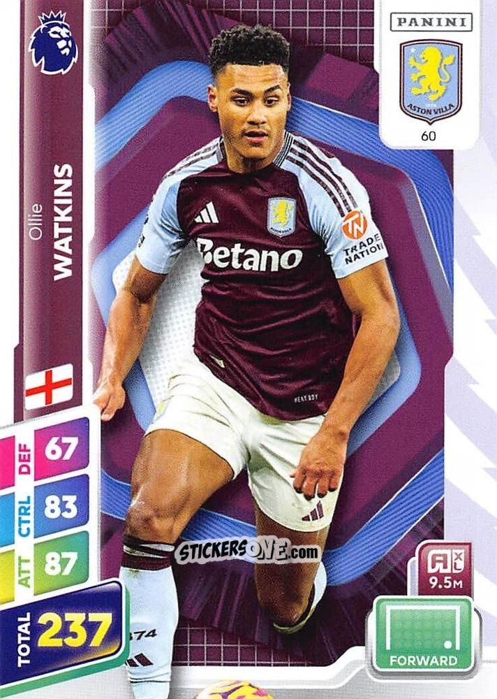 Cromo Ollie Watkins - English Premier League 2024-2025. Adrenalyn XL Plus
 n. 60 - Panini