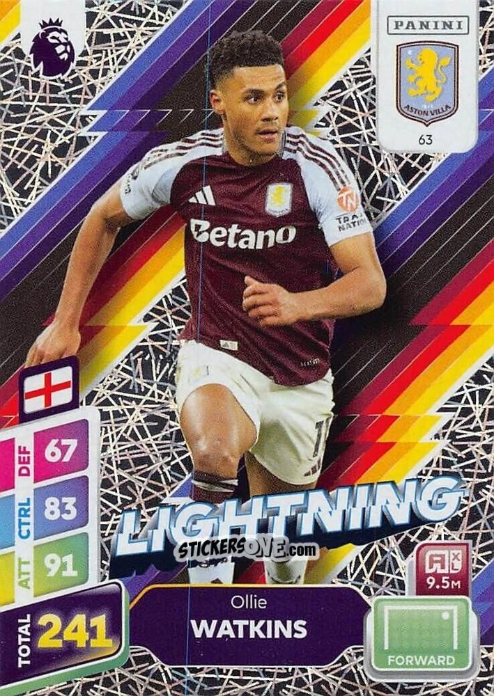 Cromo Ollie Watkins - English Premier League 2024-2025. Adrenalyn XL Plus
 n. 63 - Panini