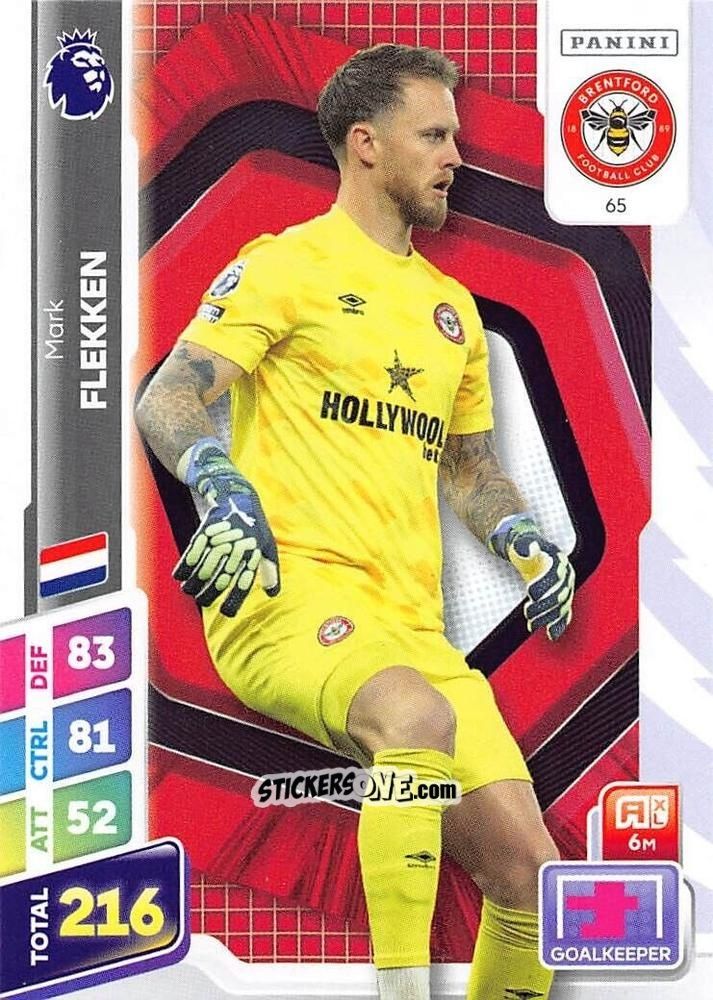 Sticker Mark Flekken - English Premier League 2024-2025. Adrenalyn XL Plus
 n. 65 - Panini