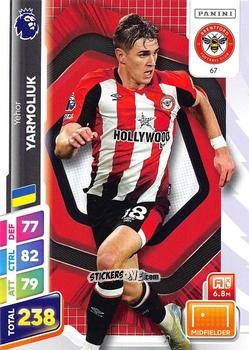 Cromo Yehor Yarmolyuk - English Premier League 2024-2025. Adrenalyn XL Plus
 n. 67 - Panini