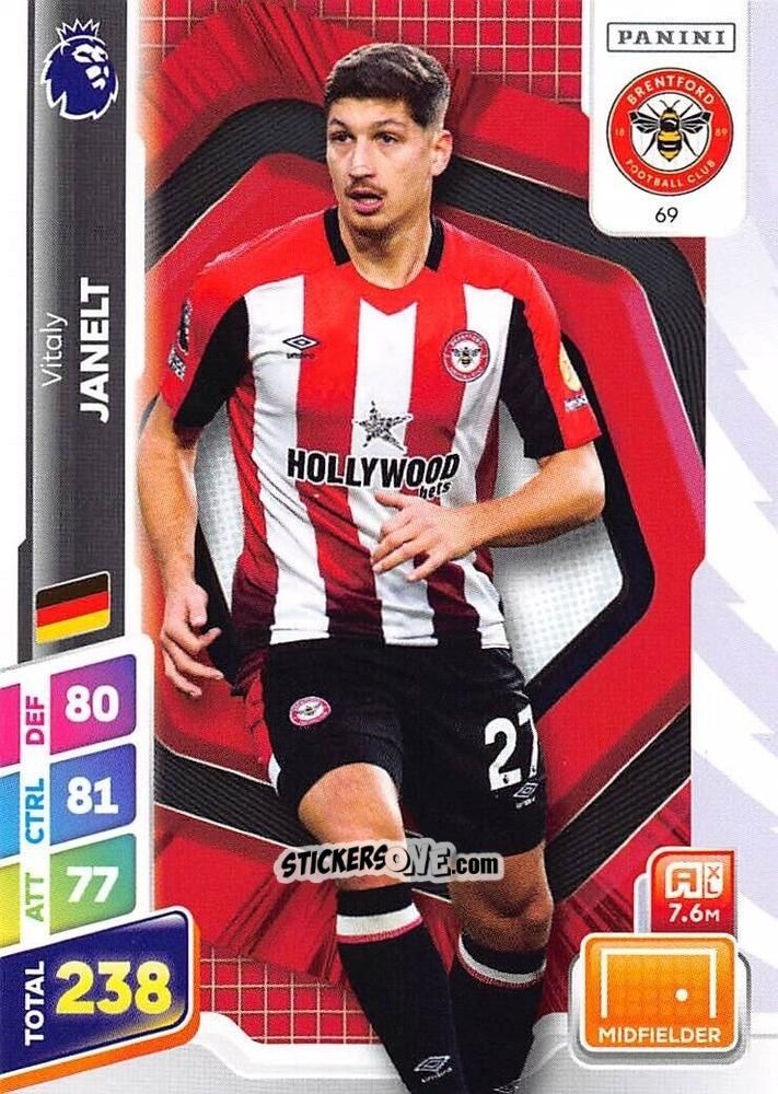 Sticker Vitaly Janelt - English Premier League 2024-2025. Adrenalyn XL Plus
 n. 69 - Panini