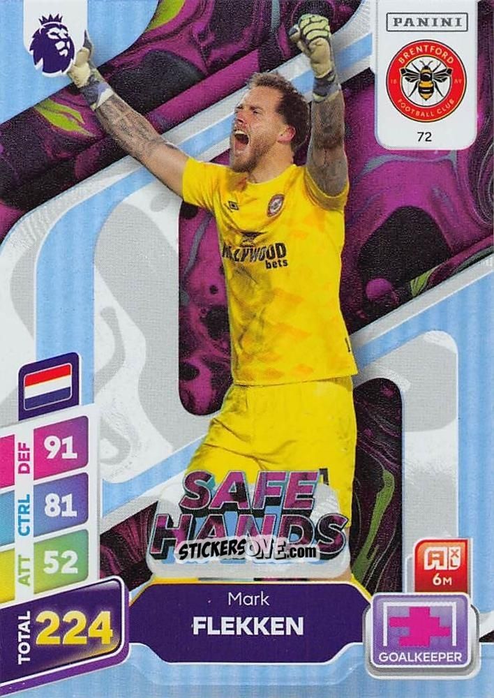 Sticker Mark Flekken - English Premier League 2024-2025. Adrenalyn XL Plus
 n. 72 - Panini