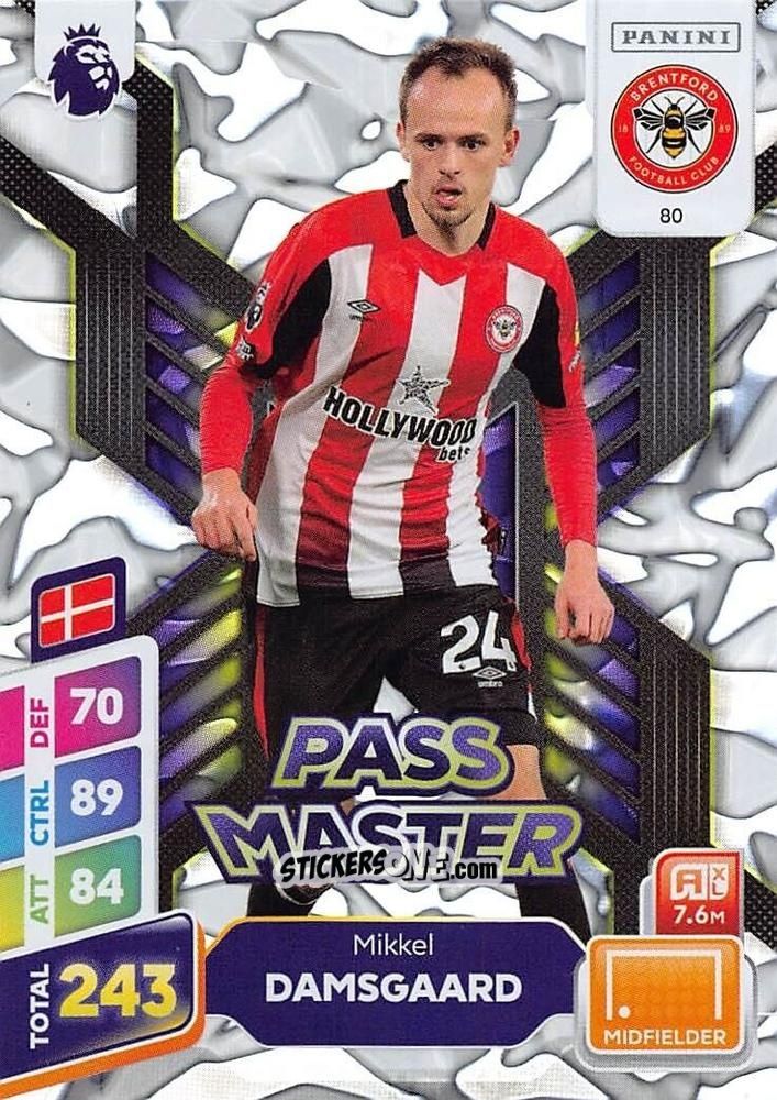 Sticker Mikkel Damsgaard - English Premier League 2024-2025. Adrenalyn XL Plus
 n. 80 - Panini