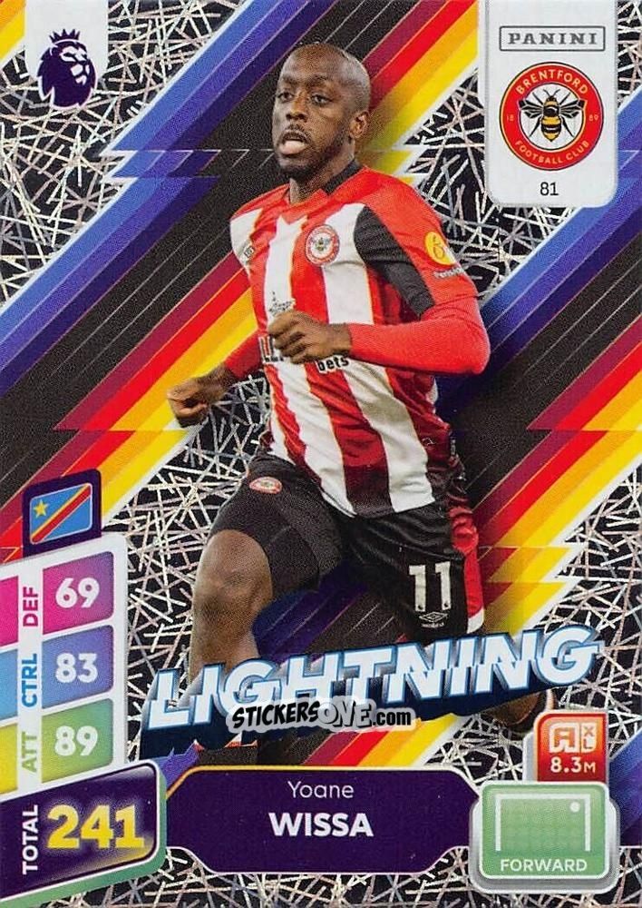 Sticker Yoane Wissa - English Premier League 2024-2025. Adrenalyn XL Plus
 n. 81 - Panini