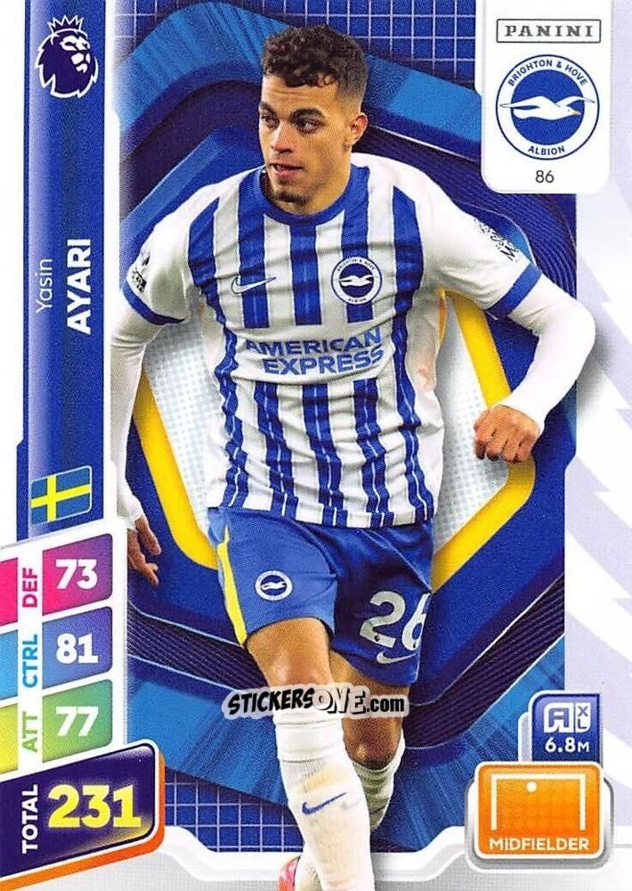Sticker Yasin Ayari - English Premier League 2024-2025. Adrenalyn XL Plus
 n. 86 - Panini