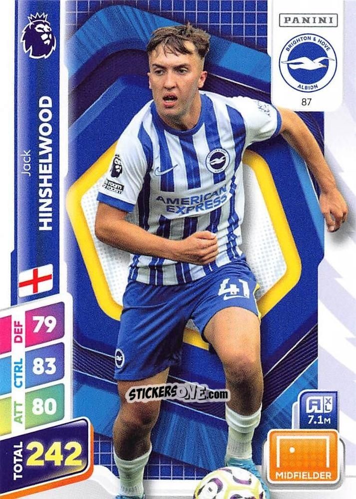 Sticker Jack Hinshelwood - English Premier League 2024-2025. Adrenalyn XL Plus
 n. 87 - Panini