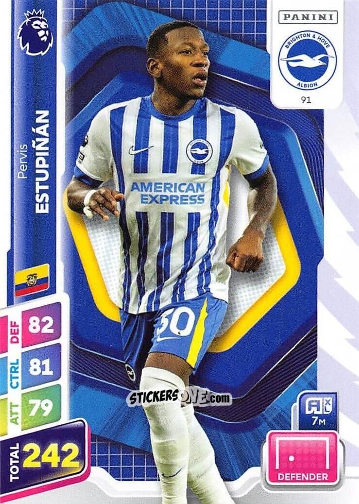 Cromo Pervis Estupiñán - English Premier League 2024-2025. Adrenalyn XL Plus
 n. 91 - Panini