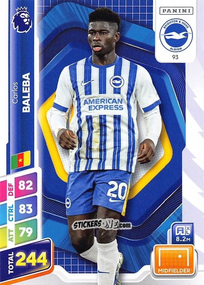 Sticker Carlos Baleba - English Premier League 2024-2025. Adrenalyn XL Plus
 n. 93 - Panini