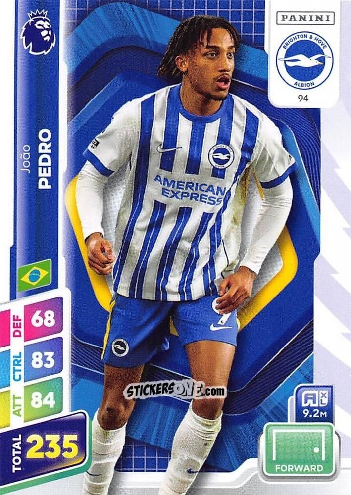 Sticker João Pedro - English Premier League 2024-2025. Adrenalyn XL Plus
 n. 94 - Panini