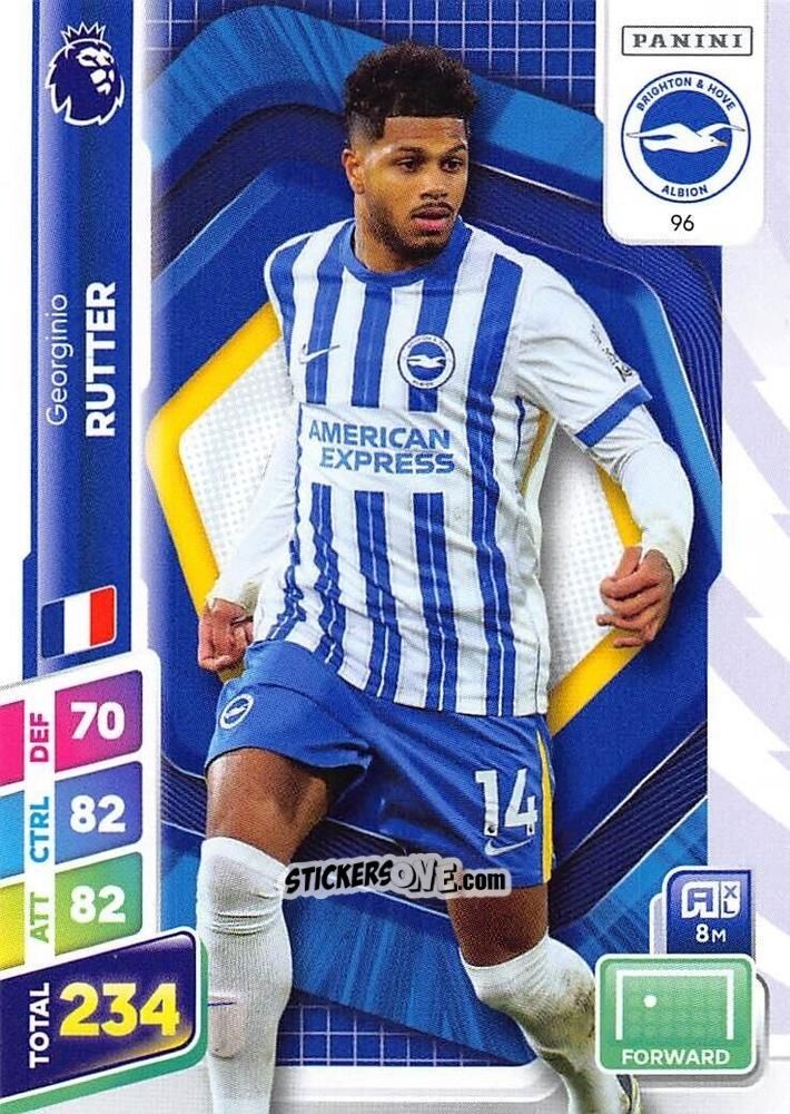 Cromo Georginio Rutter - English Premier League 2024-2025. Adrenalyn XL Plus
 n. 96 - Panini