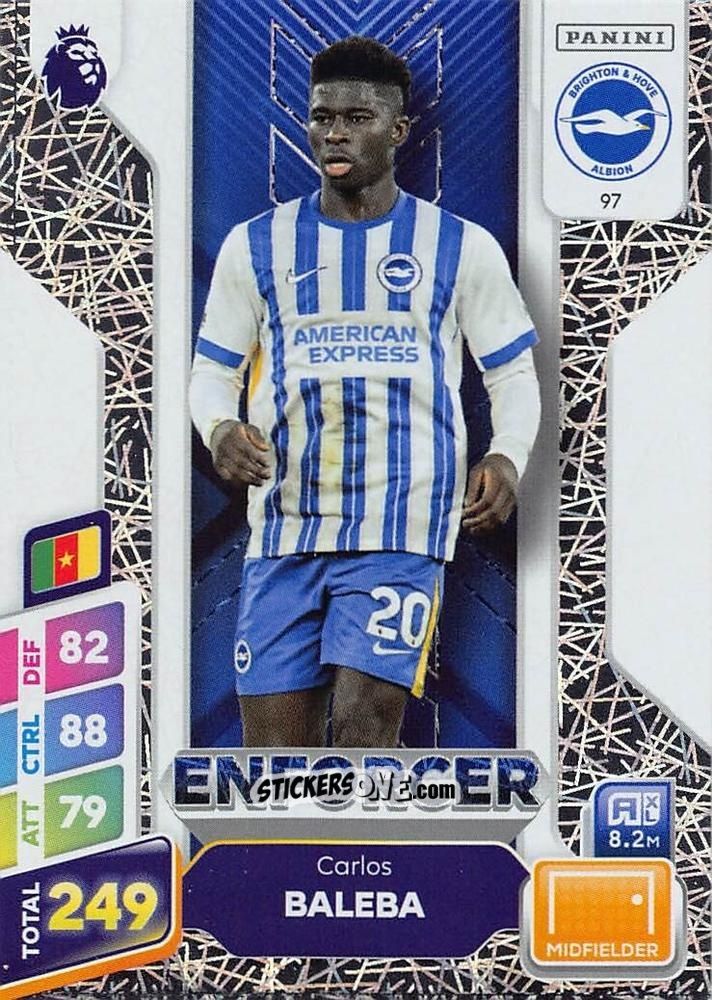 Sticker Carlos Baleba - English Premier League 2024-2025. Adrenalyn XL Plus
 n. 97 - Panini
