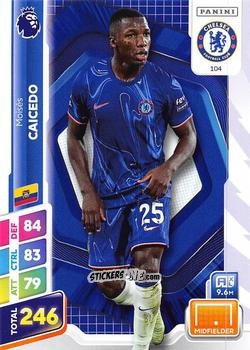 Cromo Moisés Caicedo - English Premier League 2024-2025. Adrenalyn XL Plus
 n. 104 - Panini
