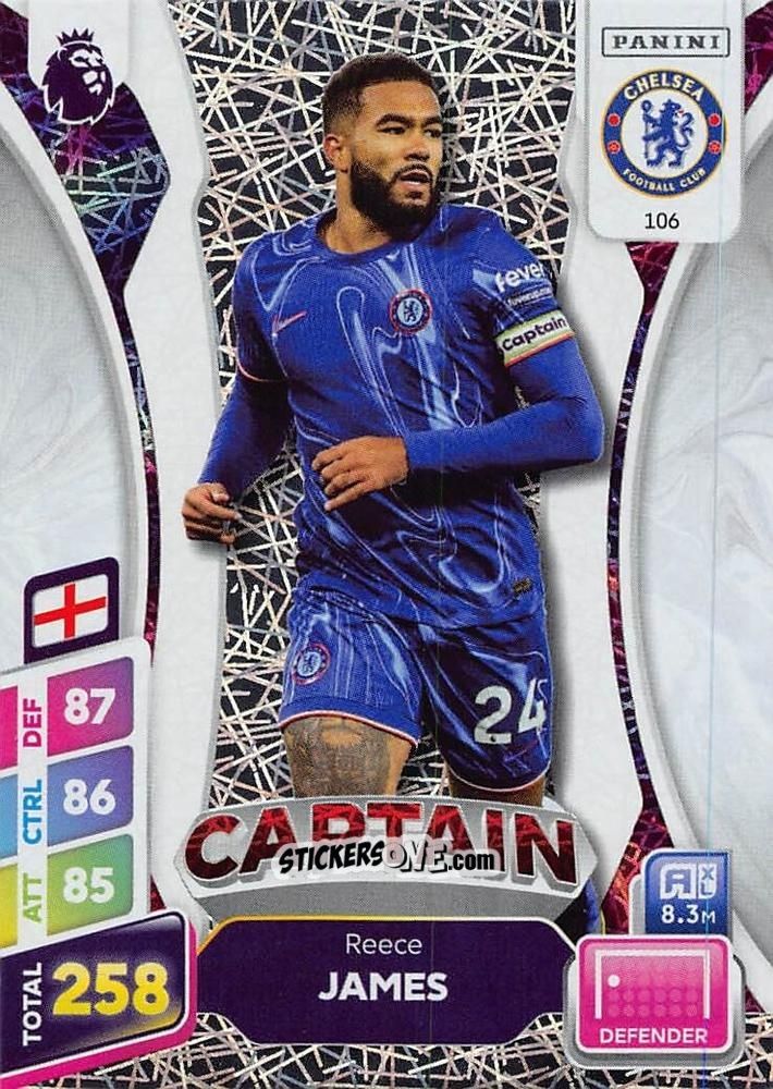 Sticker Reece James - English Premier League 2024-2025. Adrenalyn XL Plus
 n. 106 - Panini
