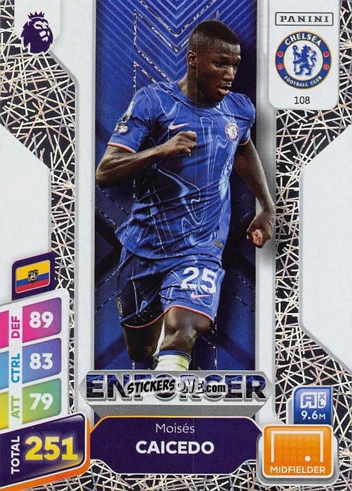 Cromo Moisés Caicedo - English Premier League 2024-2025. Adrenalyn XL Plus
 n. 108 - Panini