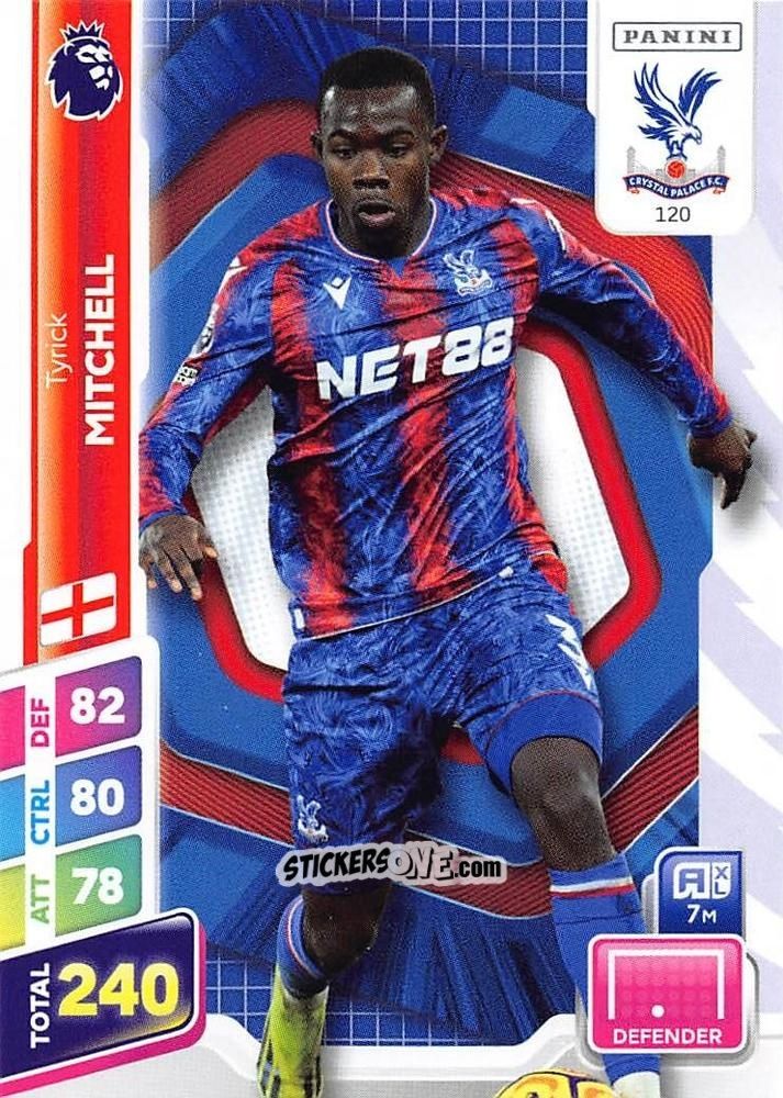 Sticker Tyrick Mitchell - English Premier League 2024-2025. Adrenalyn XL Plus
 n. 120 - Panini