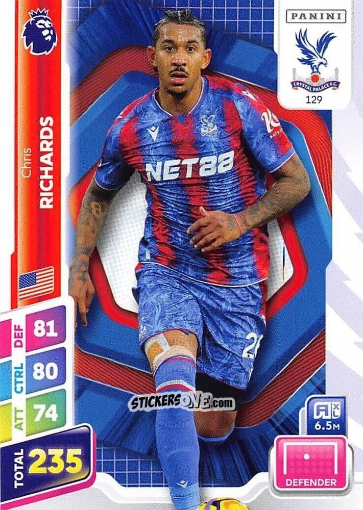 Cromo Chris Richards - English Premier League 2024-2025. Adrenalyn XL Plus
 n. 129 - Panini