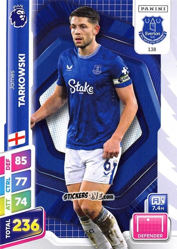 Sticker James Tarkowski - English Premier League 2024-2025. Adrenalyn XL Plus
 n. 138 - Panini