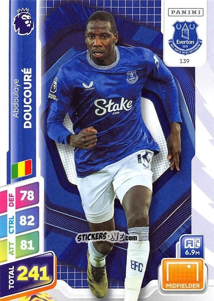 Figurina Abdoulaye Doucouré - English Premier League 2024-2025. Adrenalyn XL Plus
 n. 139 - Panini