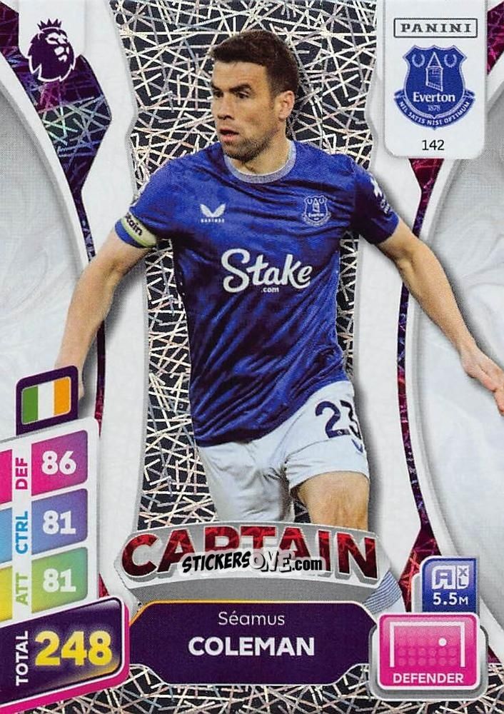 Sticker Séamus Coleman - English Premier League 2024-2025. Adrenalyn XL Plus
 n. 142 - Panini