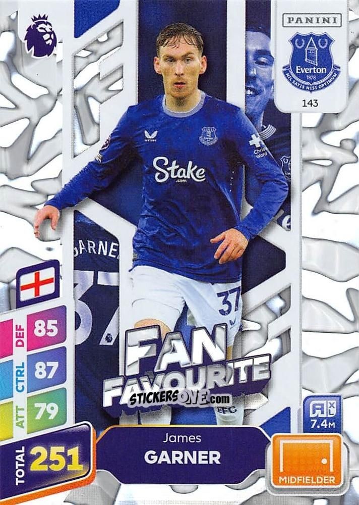 Sticker James Garner - English Premier League 2024-2025. Adrenalyn XL Plus
 n. 143 - Panini
