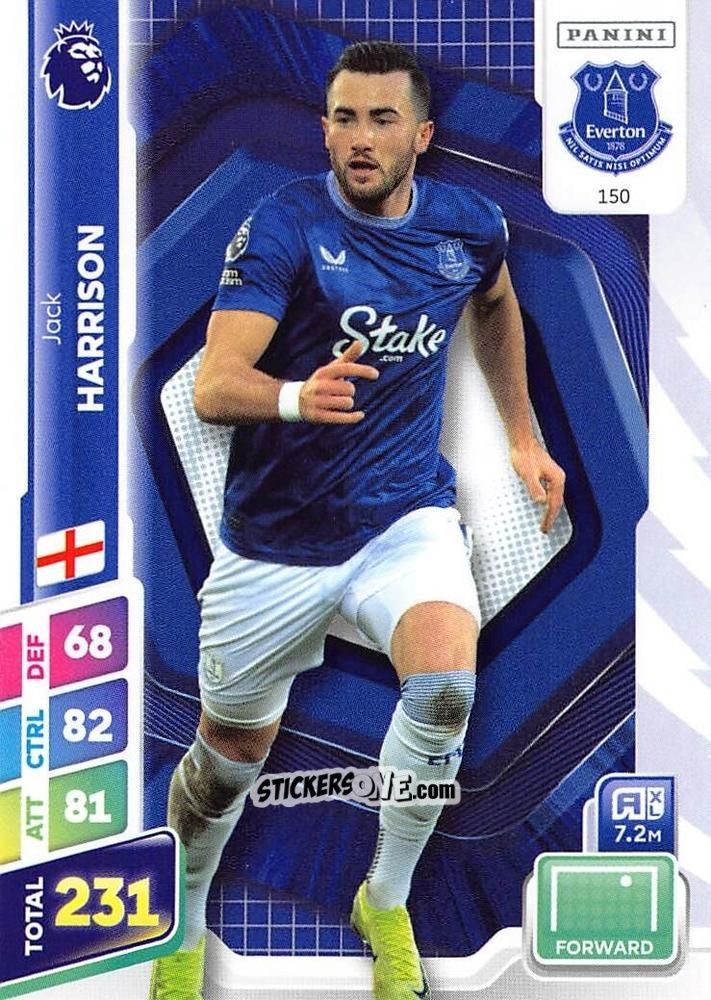 Figurina Jack Harrison - English Premier League 2024-2025. Adrenalyn XL Plus
 n. 150 - Panini