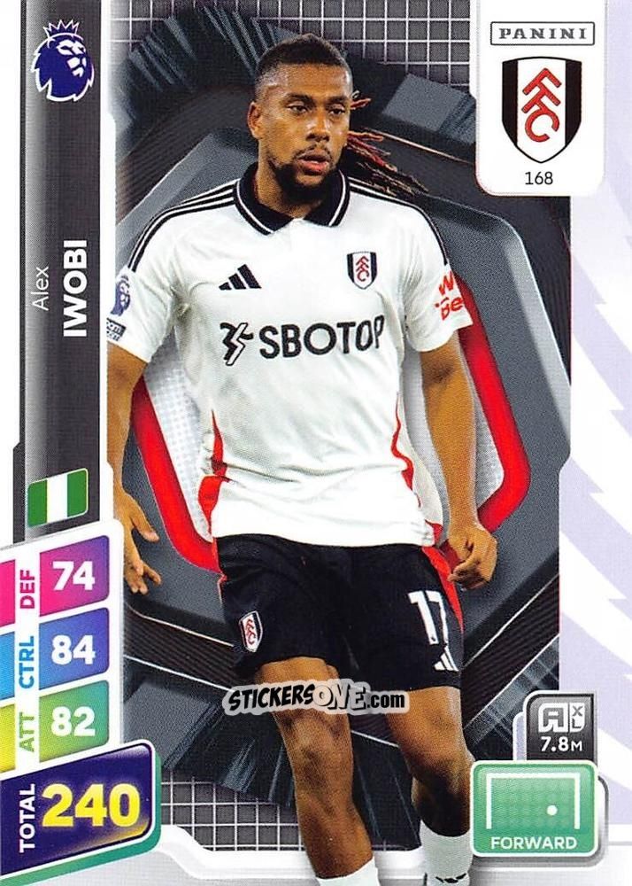 Cromo Alex Iwobi - English Premier League 2024-2025. Adrenalyn XL Plus
 n. 168 - Panini