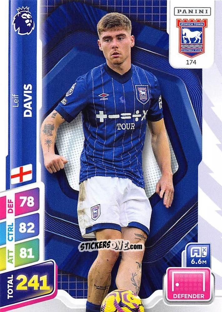 Cromo Leif Davis - English Premier League 2024-2025. Adrenalyn XL Plus
 n. 174 - Panini