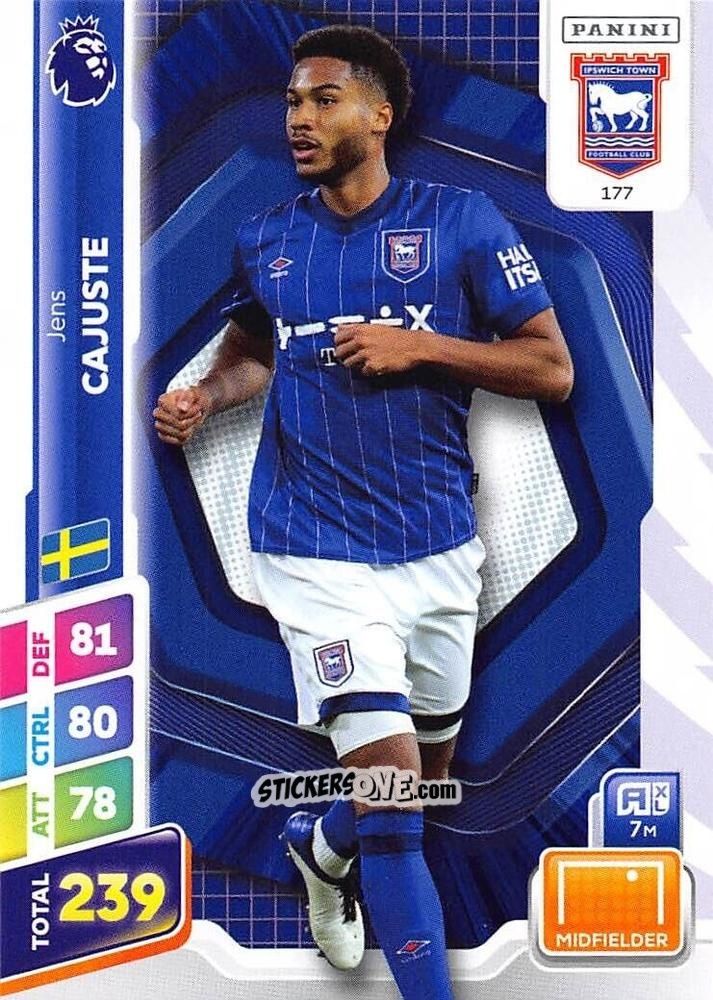 Sticker Jens Cajuste - English Premier League 2024-2025. Adrenalyn XL Plus
 n. 177 - Panini