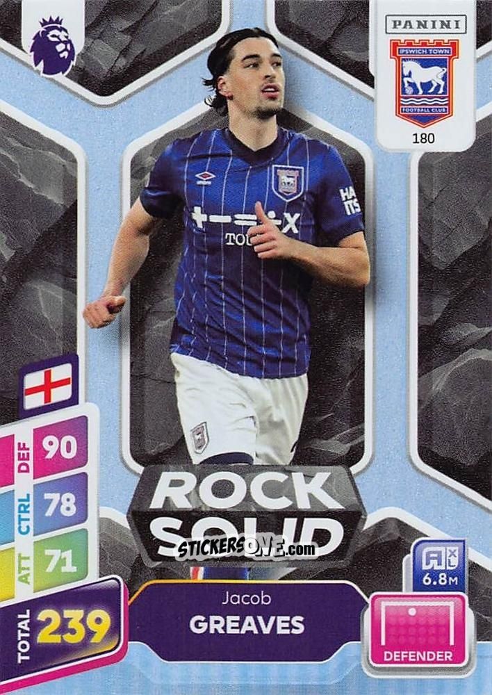 Cromo Jacob Greaves - English Premier League 2024-2025. Adrenalyn XL Plus
 n. 180 - Panini
