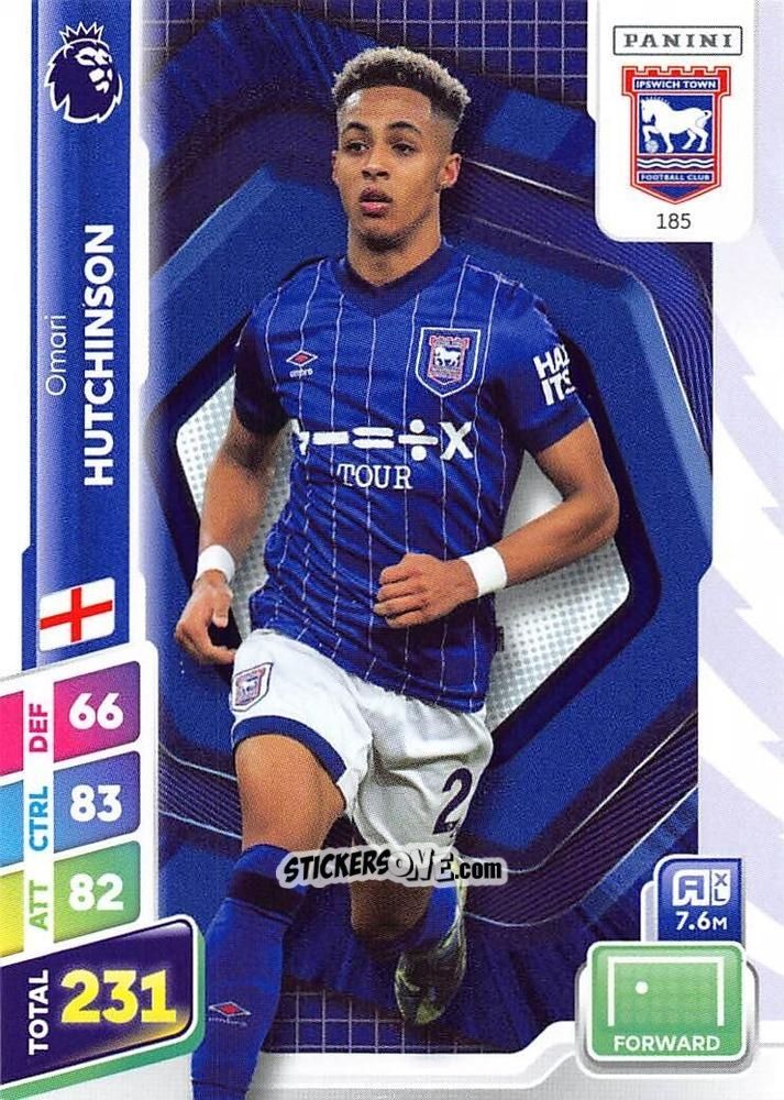Cromo Omari Hutchinson - English Premier League 2024-2025. Adrenalyn XL Plus
 n. 185 - Panini