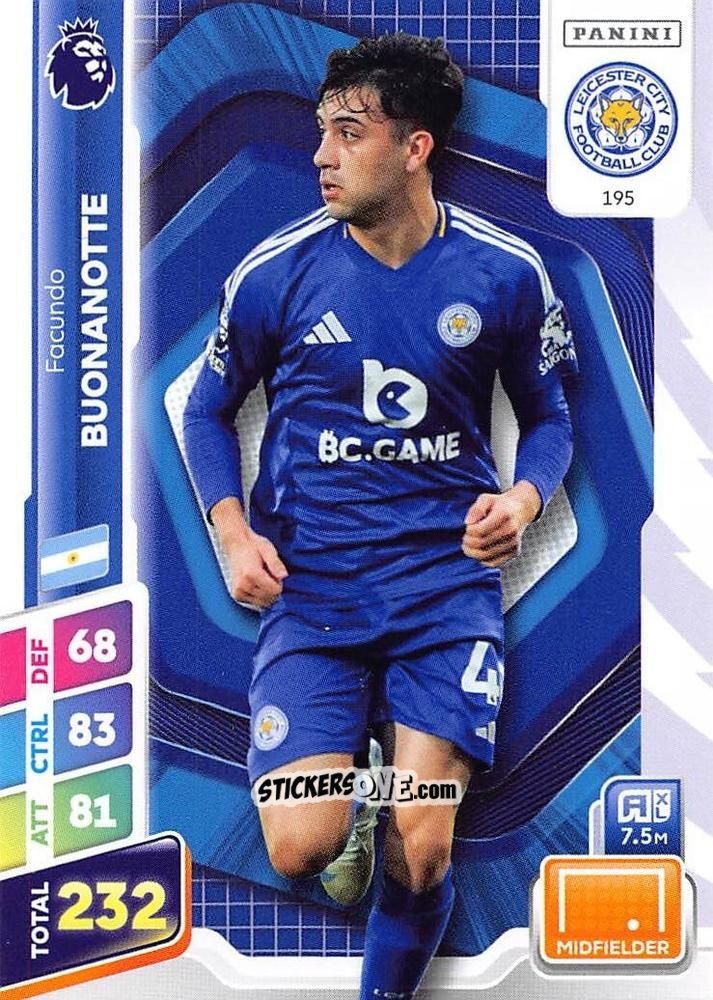 Sticker Facundo Buonanotte - English Premier League 2024-2025. Adrenalyn XL Plus
 n. 195 - Panini