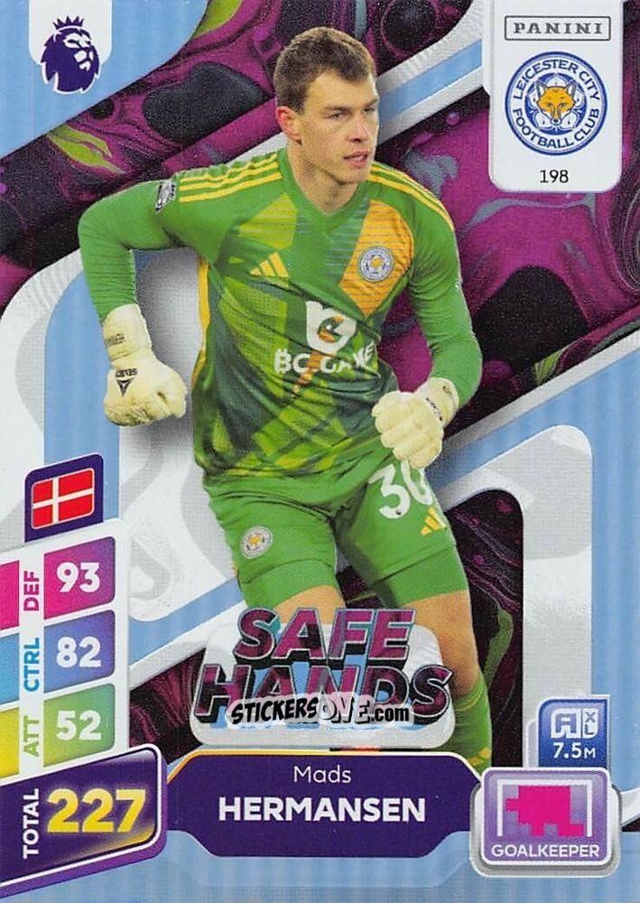Figurina Mads Hermansen - English Premier League 2024-2025. Adrenalyn XL Plus
 n. 198 - Panini
