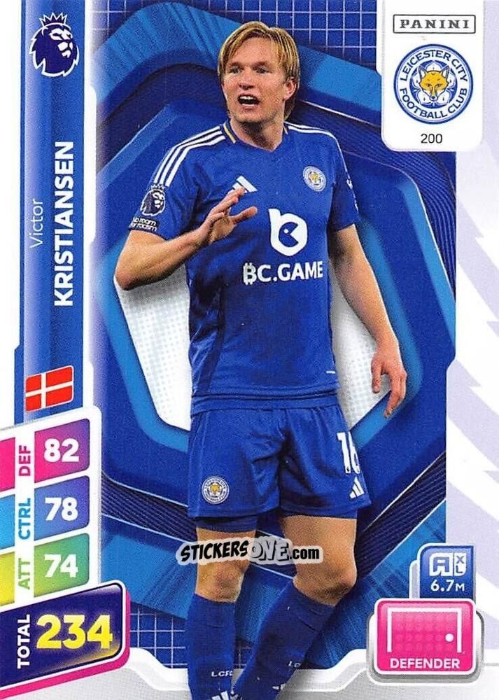 Sticker Victor Kristiansen - English Premier League 2024-2025. Adrenalyn XL Plus
 n. 200 - Panini
