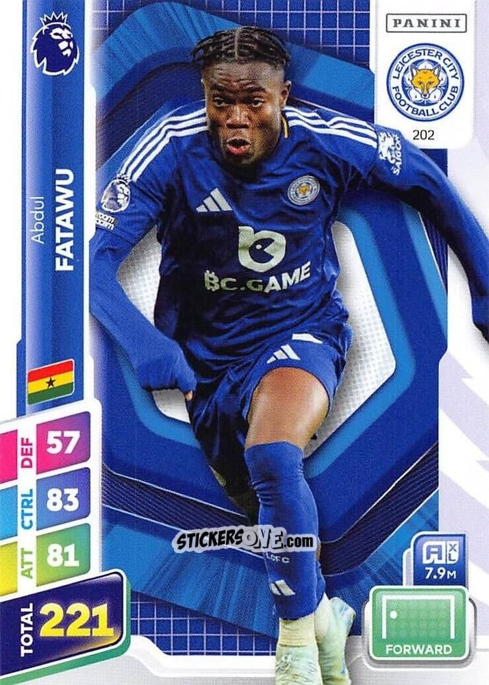 Sticker Abdul Fatawu - English Premier League 2024-2025. Adrenalyn XL Plus
 n. 202 - Panini