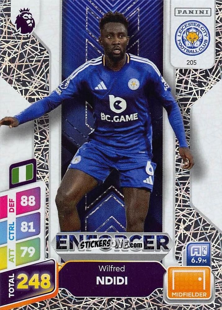 Sticker Wilfred Ndidi - English Premier League 2024-2025. Adrenalyn XL Plus
 n. 205 - Panini