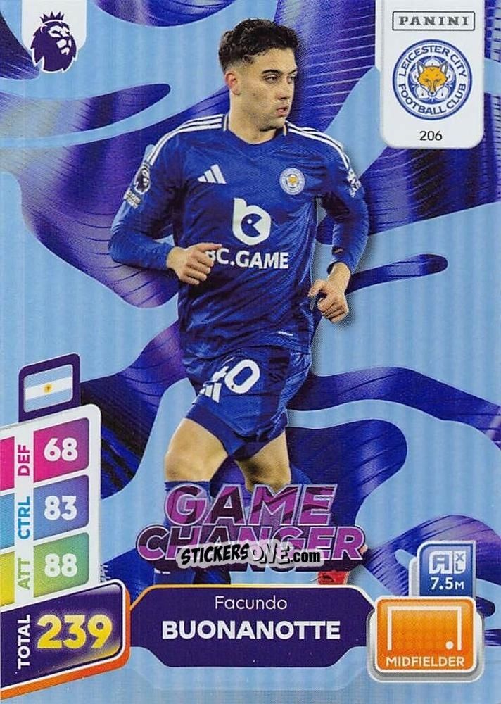 Sticker Facundo Buonanotte - English Premier League 2024-2025. Adrenalyn XL Plus
 n. 206 - Panini
