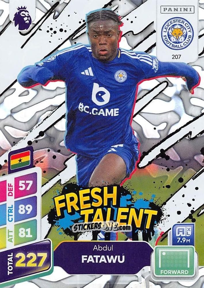 Cromo Abdul Fatawu - English Premier League 2024-2025. Adrenalyn XL Plus
 n. 207 - Panini