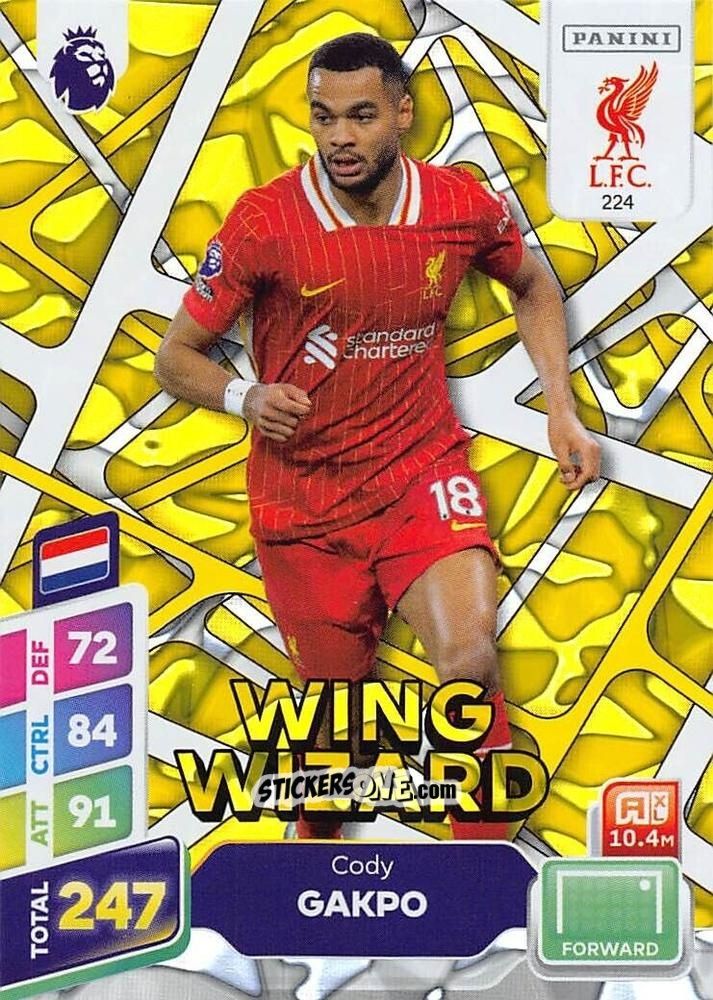 Sticker Cody Gakpo - English Premier League 2024-2025. Adrenalyn XL Plus
 n. 224 - Panini