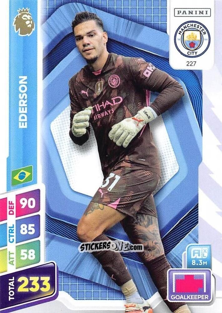 Cromo Ederson - English Premier League 2024-2025. Adrenalyn XL Plus
 n. 227 - Panini