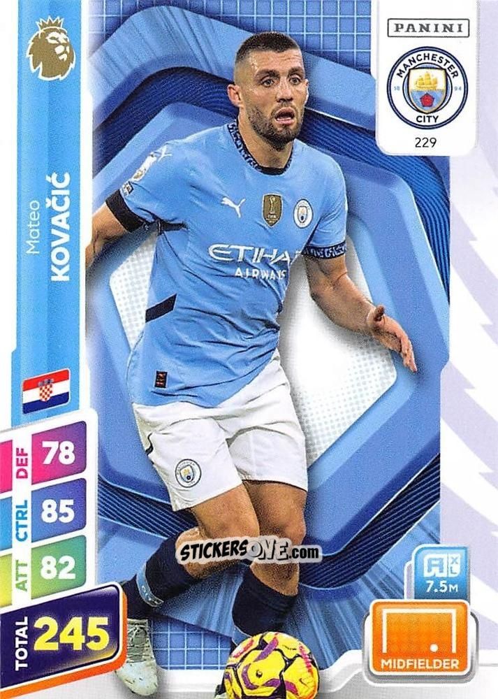 Cromo Mateo Kovačić - English Premier League 2024-2025. Adrenalyn XL Plus
 n. 229 - Panini