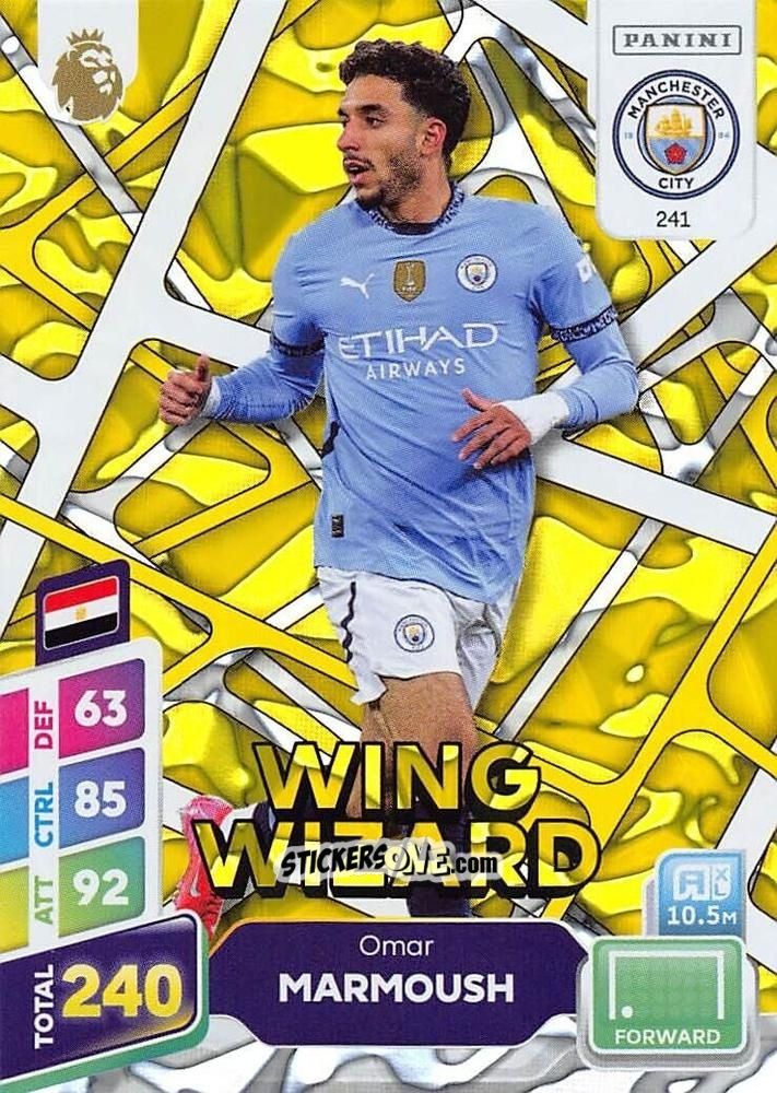 Cromo Omar Marmoush - English Premier League 2024-2025. Adrenalyn XL Plus
 n. 241 - Panini