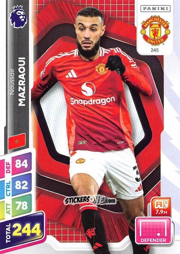 Cromo Noussair Mazraoui - English Premier League 2024-2025. Adrenalyn XL Plus
 n. 245 - Panini