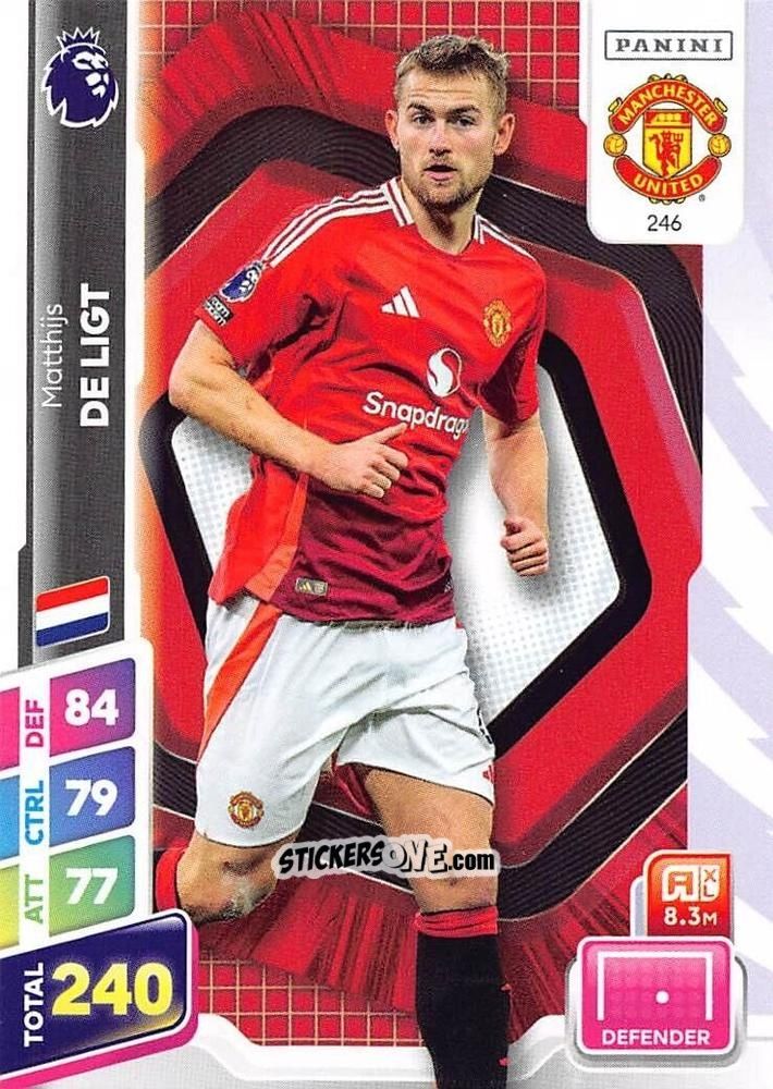 Cromo Matthijs de Ligt - English Premier League 2024-2025. Adrenalyn XL Plus
 n. 246 - Panini