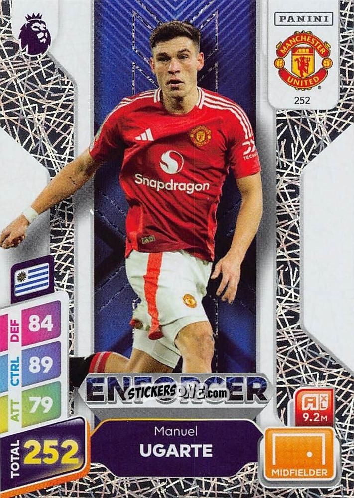 Cromo Manuel Ugarte - English Premier League 2024-2025. Adrenalyn XL Plus
 n. 252 - Panini