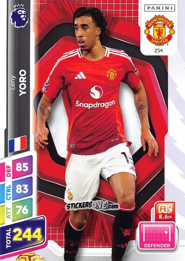 Figurina Leny Yoro - English Premier League 2024-2025. Adrenalyn XL Plus
 n. 254 - Panini