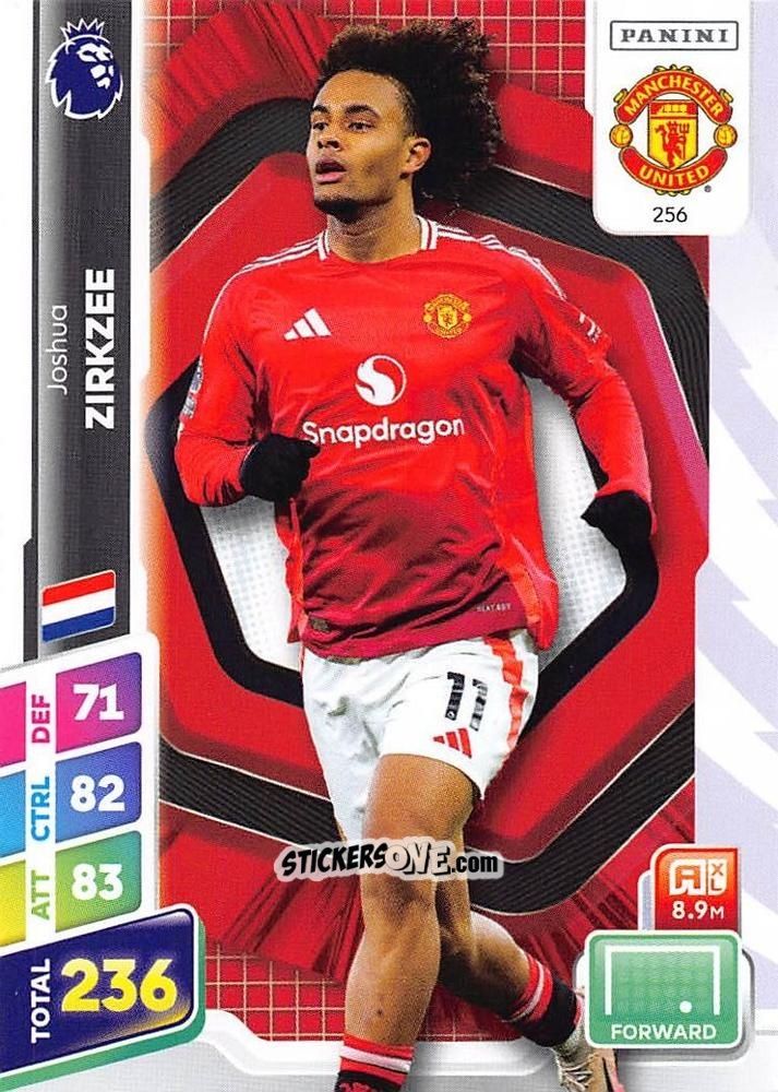 Cromo Joshua Zirkzee - English Premier League 2024-2025. Adrenalyn XL Plus
 n. 256 - Panini