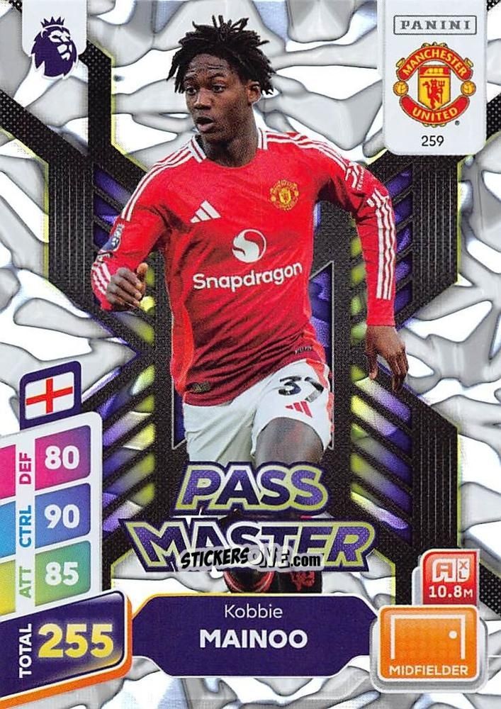 Sticker Kobbie Mainoo - English Premier League 2024-2025. Adrenalyn XL Plus
 n. 259 - Panini